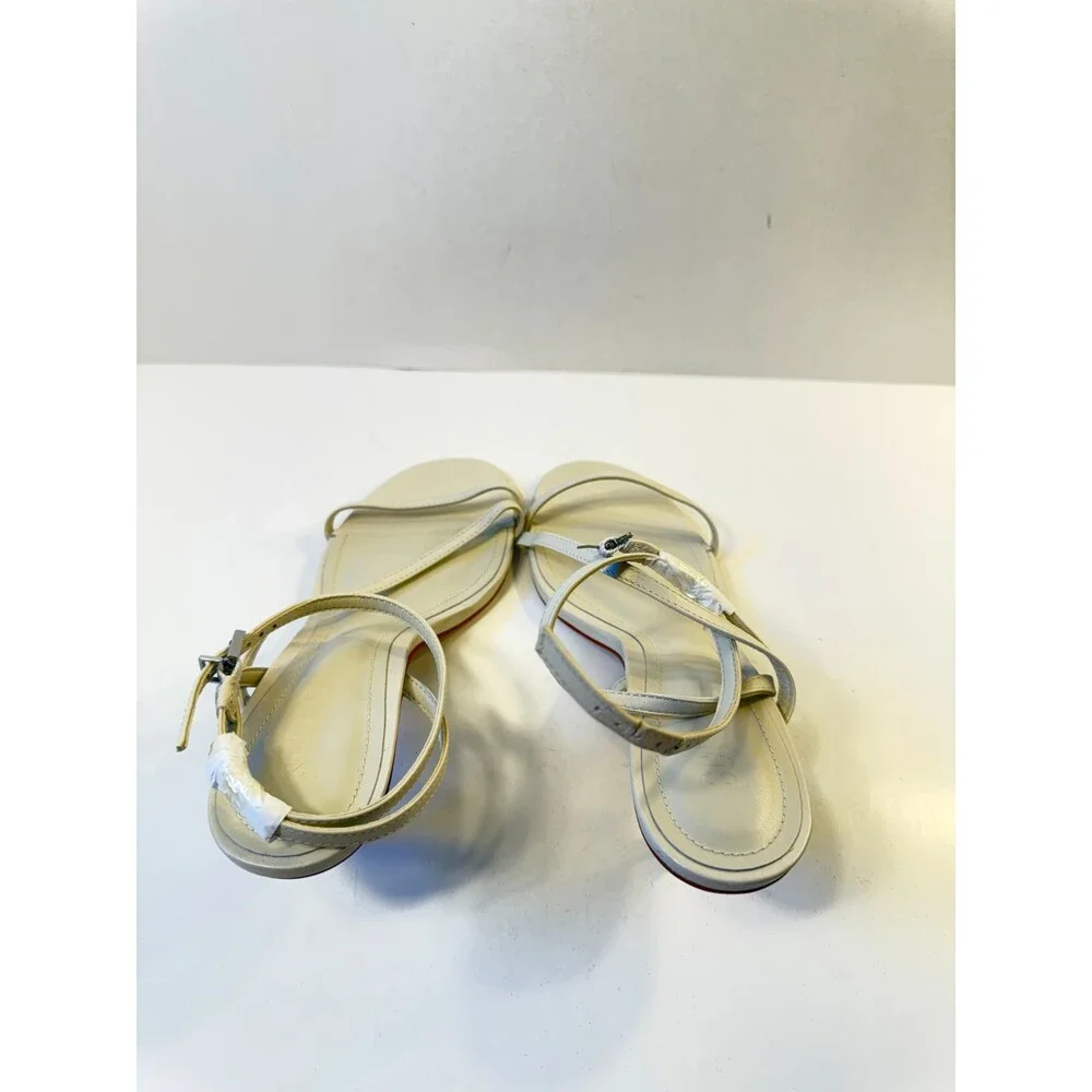 Schultz Womens Sandals Leather Ivory US 8.5